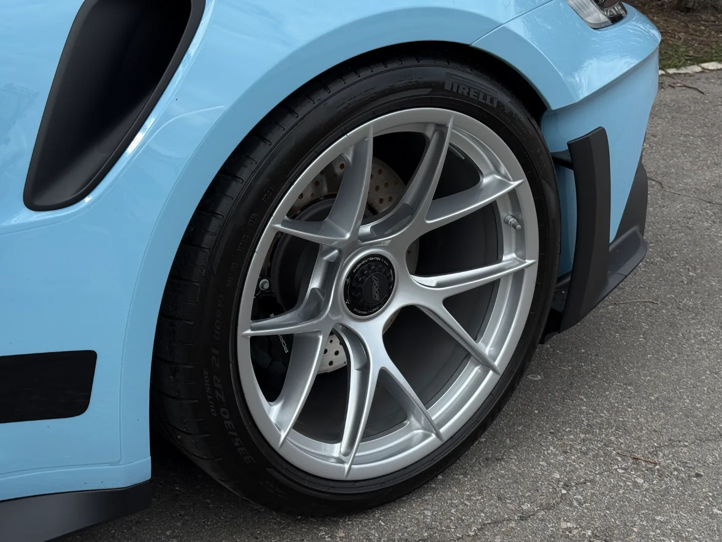 Porsche 911 GT3 RS PTS Gulf Blue Full Body PPF — photo 15