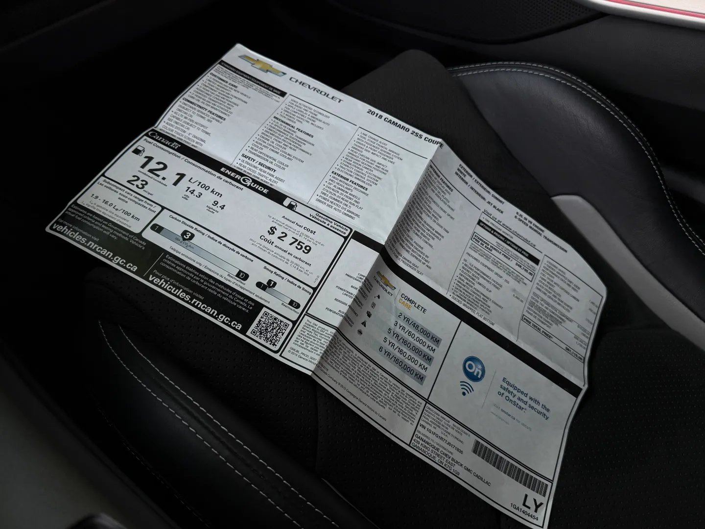 Chevrolet Camaro SS 2SS 1LE Performance Package — photo 68