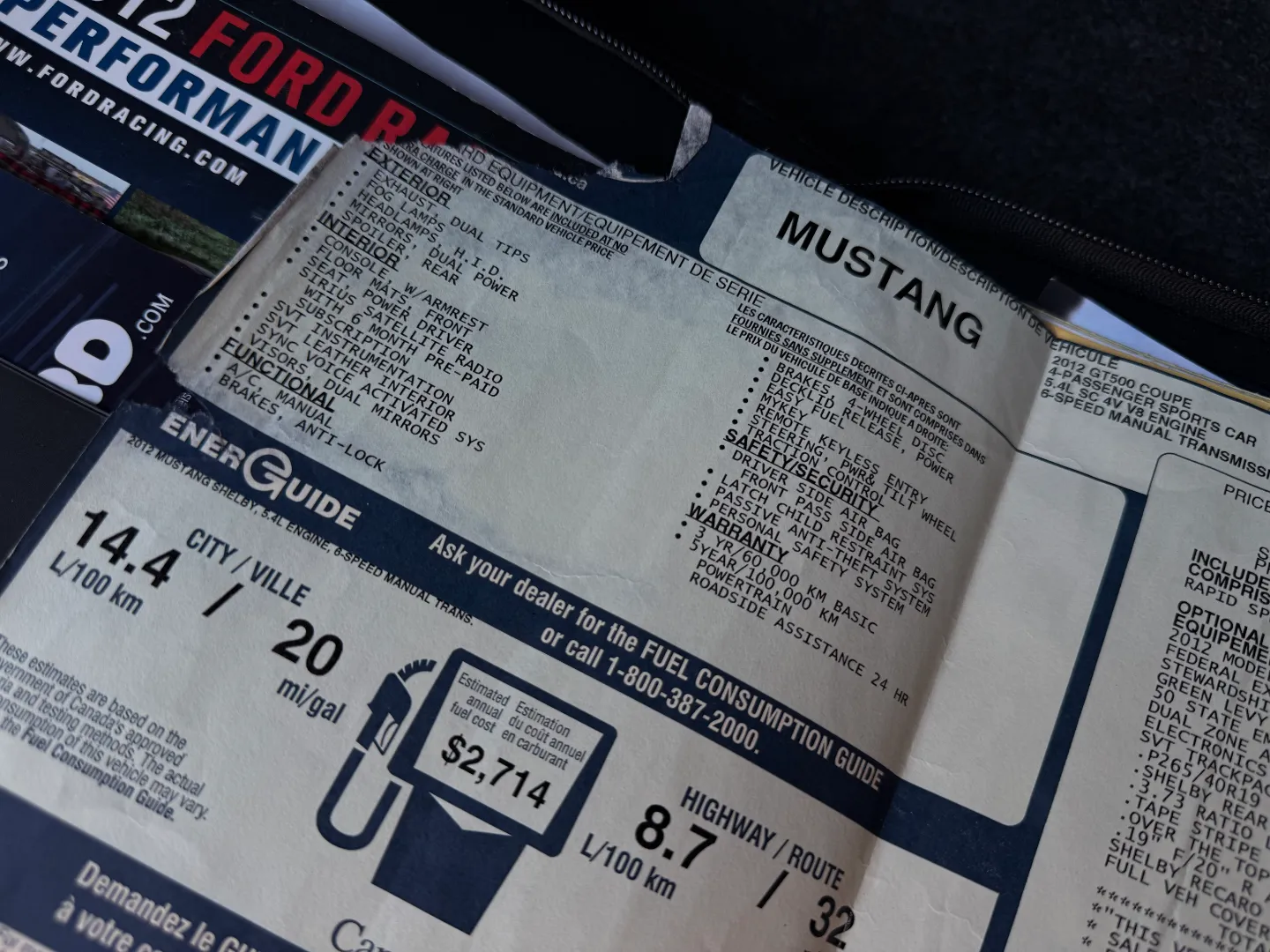 Ford Mustang Shelby GT500 6 Speed Manual Coupe Built By DaSilva Racing — photo 39